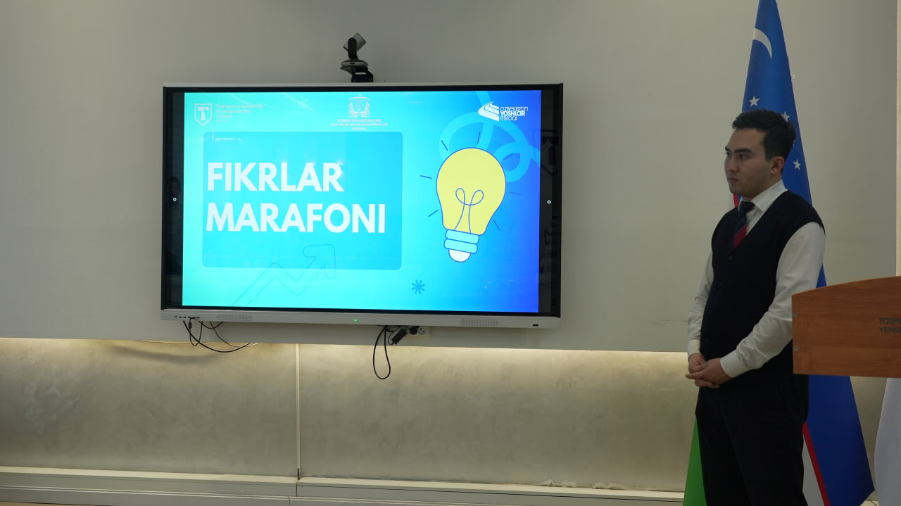 “FIKRLAR MARAFONI” BO’LIB O’TDI