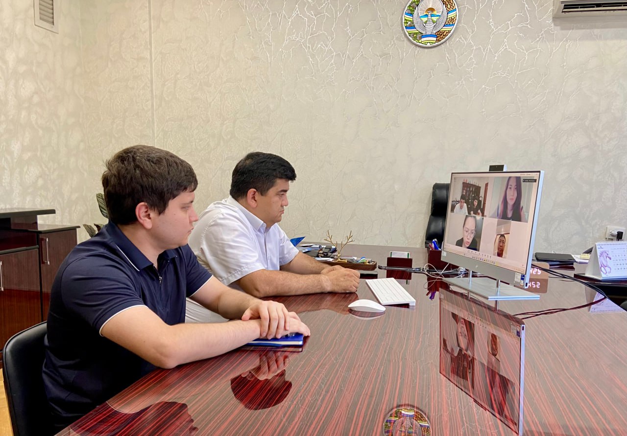 Xalqaro hamkorlik doirasida onlayn uchrashuv bo‘lib o‘tdi